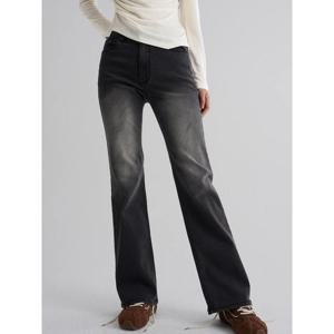 (355921LPA4) [에잇세컨즈] 스판 워싱 부츠컷 데님  애쉬