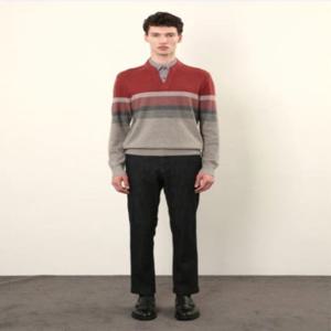 [인디안]롯데창원인디안/색감이쁜 셔츠레이어드 가을니트MITBP4F8221