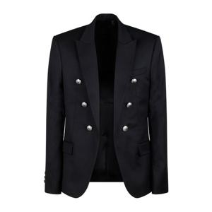 발망 더블브레스트 노치 라펠 울 재킷 CH1SG075WB12 0PA