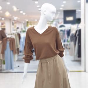 [ab.f.z]브이넥 심플 여리 가을 니트 FSPNZ4W33J