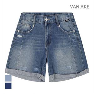 [반에이크]MARIO롤업절개 데님반바지 _VB37DLU202Z