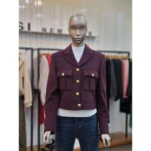 제시뉴욕 세이브존05 버튼 울 크롬 재킷 MD9-SZNRJL1000WI