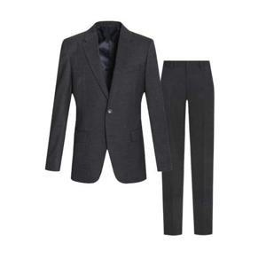 [BY파크랜드][오스틴리드]그레이 모혼방 스트레치 정장 세트_A3S