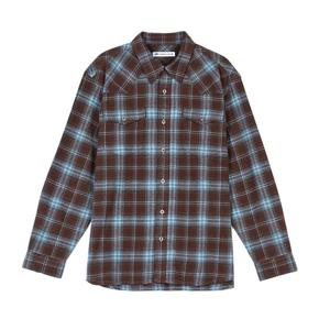 [뱅뱅]남녀공용 오버핏 체크 긴팔 남방 NSL639