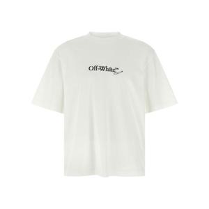 오프화이트 반팔 티셔츠 OMAA120F25JER00C01100110 White Black