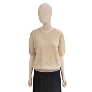 [에이비에프지]맥 반팔 퍼프소매 기본핏 니트 ADZ4HW40J