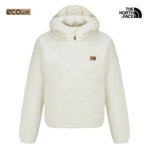 노스페이스 여성 밀로 히트 숏 경량 패딩 퀼팅자켓 NJ3NR98C_OWH