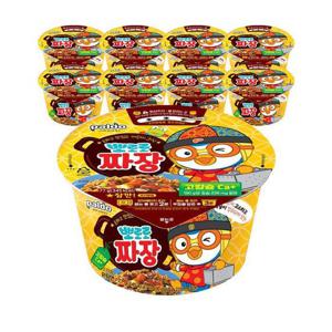 [팔도] 뽀로로 짜장 어린이 컵라면 77g 8개