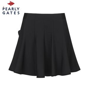 [파리게이츠] 파리게이츠 여성 컬러 라인 사이드 밴딩 플레어 큐롯 스커트 521C3PC368_BK