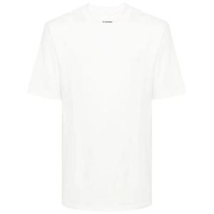 질샌더 반팔 티셔츠 J22GC0173J46219 104 Ivory