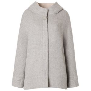 [벨리시앙]배색 포인트 반후드 울점퍼 JP2403