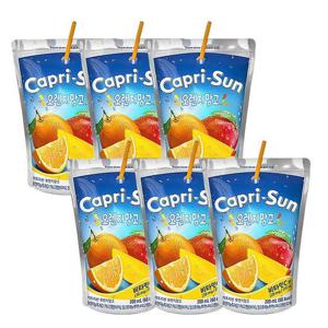 [농심] [카프리썬] 오렌지망고 200ml 20개 어린이 간식 주스