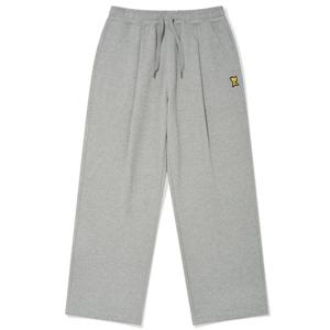 와키윌리 원턱 와이드 스웻 팬츠 B1 WA2503PT07 GR BK