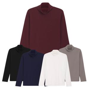 [모로엠] 남성 국내제작 착용감 편한 목폴라 긴팔티 5C-TSA-Q036