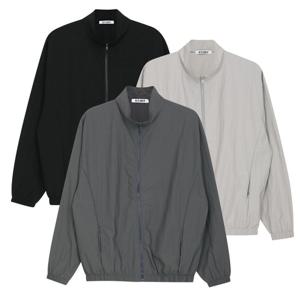 [모로엠] 남성 국내제작 캐주얼 무지밴딩 나일론 바람막이 5C-JUA-Q076