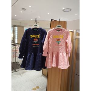 베네통키즈6 컬러스 자가드 원피스2컬러 QAOP18561 25W