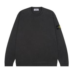 스톤아일랜드 6100075 S0A50 V0062 와펜 패치 헤비 코튼 크루넥