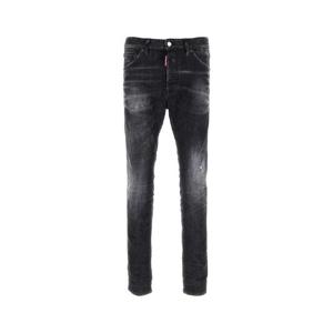 DSQUARED Black stretch denim Cool Guy jeans S74LB1724S30357 900
