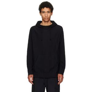 25 FW Ys For Men 남성 블랙 프렌치 테리 후드티 252139M202002