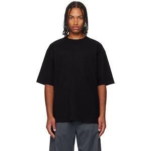 25 FW  남성 블랙 박시 티셔츠 252646M213012