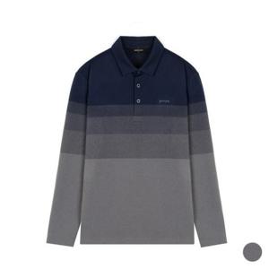 그린조이 HC12 남성 그라데이션 카라 티셔츠 GF24KY22M((곤색)