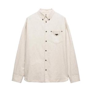 25 FW 프라다 샴브레이 셔츠 GEC105SOOO14J2 TP434131540