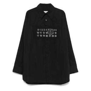 25 FW 메종마르지엘라 넘버 장식 코튼 셔츠 SH0NH0014M35256 TP441800838
