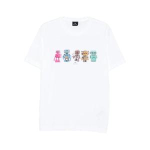 25 FW 폴스미스 로봇 프린트 티셔츠 M2R011RTP5414 TP441973323