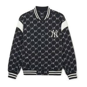 MLB자켓 PQJ 3AJPM0641-50BKS 어깨배색 저지자가드 바시티자켓