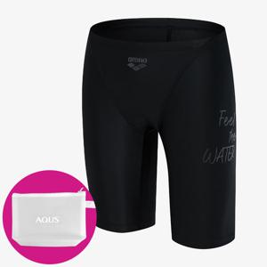 아레나 남성 수영복 플로우라인 4부 A5FM1MF01 BLK 수영손가방 증정