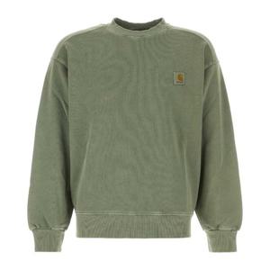 칼하트윕 넬슨 로고 패치 코튼 맨투맨 I029957 1YFGD