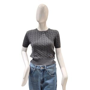 [파파야]꽈배기 니트 티셔츠(PNPRKT003C)