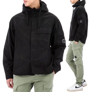 25FW CP컴퍼니 렌즈 와펜 개버딘 후드 자켓 19CMOS074A 999