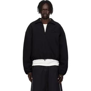 피어오브갓 재킷 블랙 본딩 캔버스 집업 재킷 252161M180001