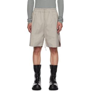 릭오웬스 반바지 오프 화이트 콘코르디안 박서 쇼츠 252232M193057