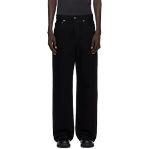 아크네 청바지 블랙 루즈 핏 1981 데님 진 252129M186026