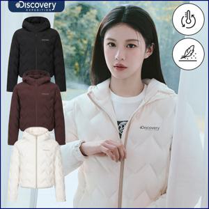 디스커버리 25FW신상 고윤정 여성 세미크롭 티베른 구스경량다운 DWDJ84056