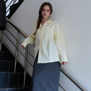 WOMAN 루즈핏 소프트 코튼 셔츠 [6COL] / WBE3L03510