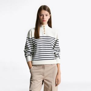 [타미힐피거(여성)]골드 버튼 스웨터 T22F7KTO050WT1