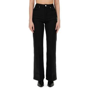 아미 파리스 로고 패치 플레어 진 FTR420CO0009 001 TP949044634