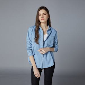 GGPX  스탠다드핏 데님 셔츠 (GOHSHA27F)