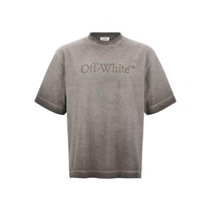 오프화이트 반팔 티셔츠 OMAA120F25JER00Q1212 Grey