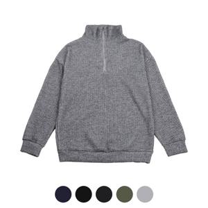 [모로엠] FW 남성 반집업 카라 맨투맨 9MI-KAA-Q010