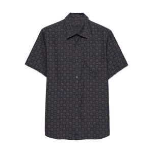 25 FW 프라다 반소매 프린트 실크 셔츠 UCS528SOOO175C TP442927421