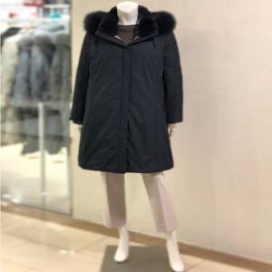 [벨리시앙]폭스 후드 렉스퍼 구스다운 점퍼 HZ4405