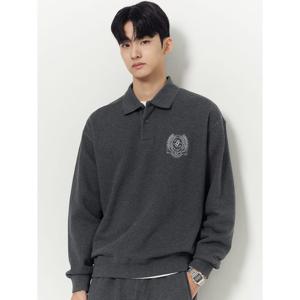 [빈폴멘] 헤리티지 칼라넥 스웨트 셔츠  애쉬 (BC5941C614)