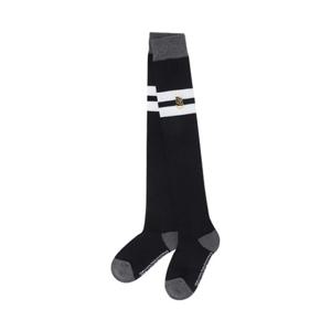 [파리게이츠] (521E3SCA31)여성 스마일 자수 프레피 배색 니삭스