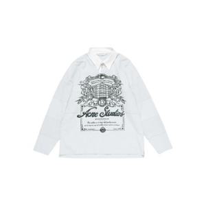 아크네 스튜디오 폴로 티셔츠 CL0396 GREY