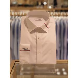 듀퐁셔츠 SE5FM11LS176SWH 남성 일반핏 긴팔 칼라삼색띠 포인트 구김없고 신축성 있는 남자와이셔츠