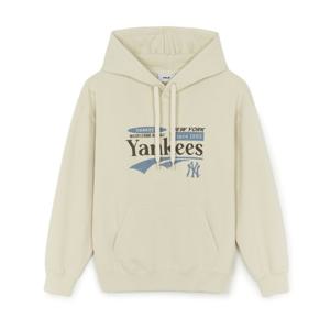 MLB (3AHDV0454-50CRS) 바시티 빈티지 레터 그래픽 후드티